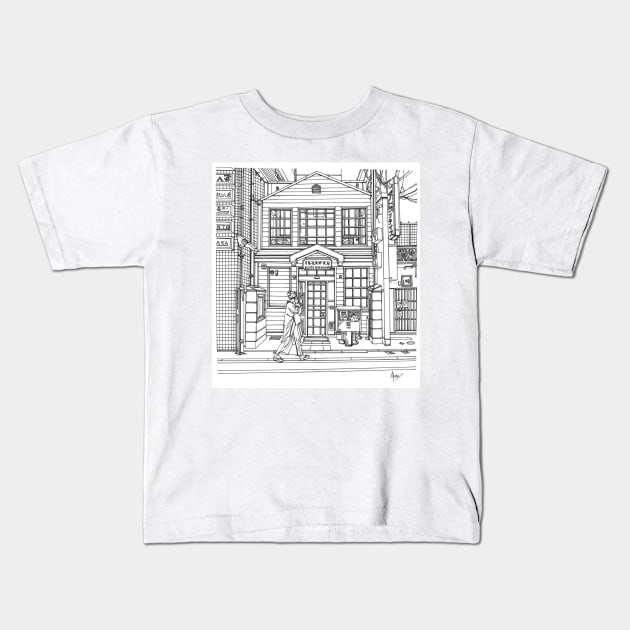 Kyoto Japan Kids T-Shirt by valery in the gallery